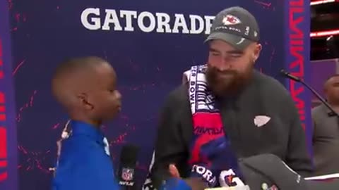 Jeremiah Fennell asks Travis Kelce about his Touchdown Celebrations _ Super Bowl LVIII Opening Night