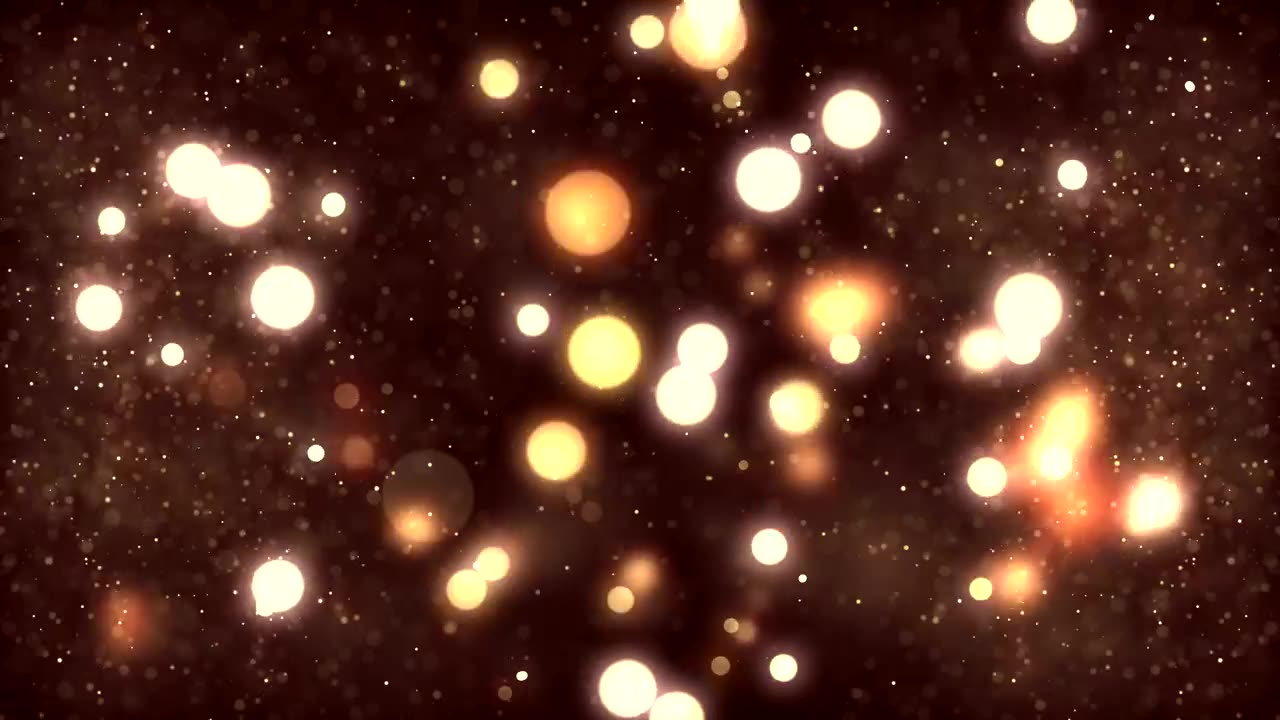 Christmas particle bokeh