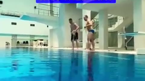 🔥 Epic kettlebell battle at the swimming pool#not easy# khattak#