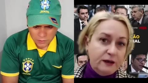 A delegada passando a real para bolsomínio