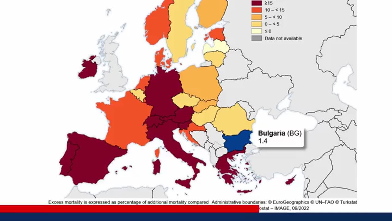 Shocking increase in excess mortality in 2022 in the EU