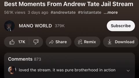 Andrew tate Jupiter joke.