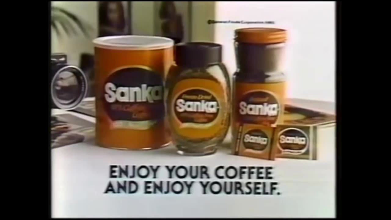 Sanka 'Enjoy Your Coffee And Enjoy Yourself.' TV commercial - 1980's