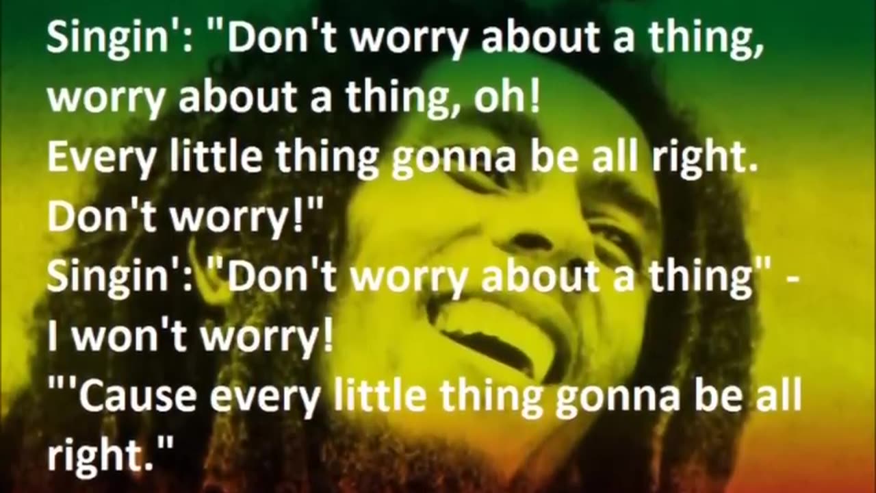 dont worry about a thing bob marley