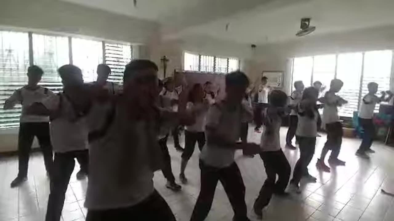 Grade 9 Nutrition's Month 2018 Dance Step Practice (Part 1) | Ichiro Yamazaki TV