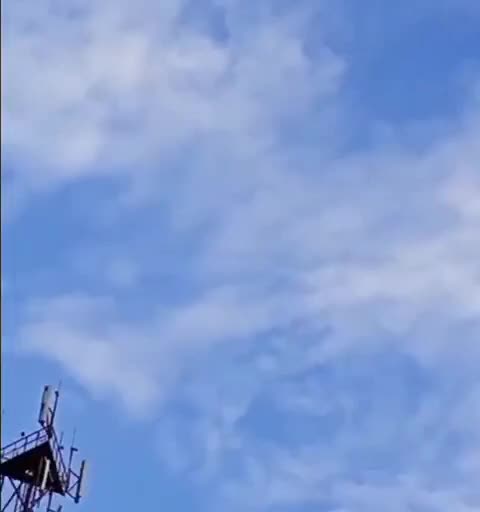 Incredible Footage of Russian Aircraft Falling Out of the Sky