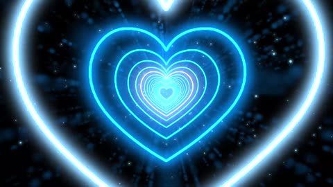 617. Color Changing Heart Tunnel💙🤍Love Heart