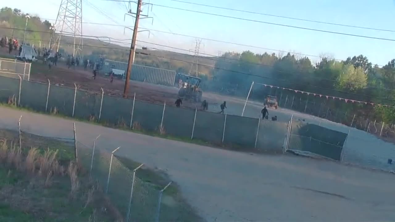 New Clip Shows Violent Protestors Running Into Atlanta's Public Safety Training Center