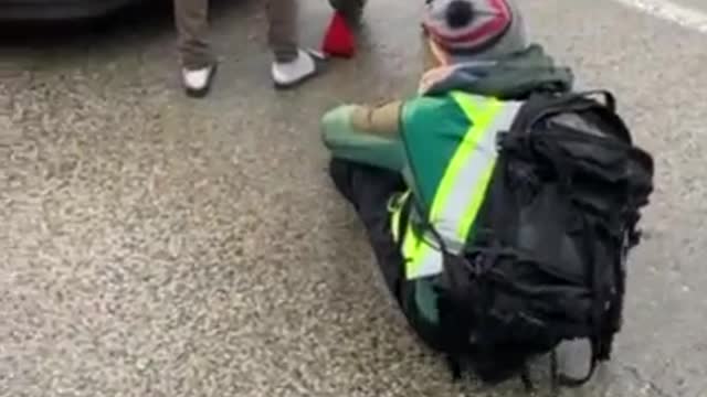 "Environmental Activists" in Canada blocking the working class getting to work