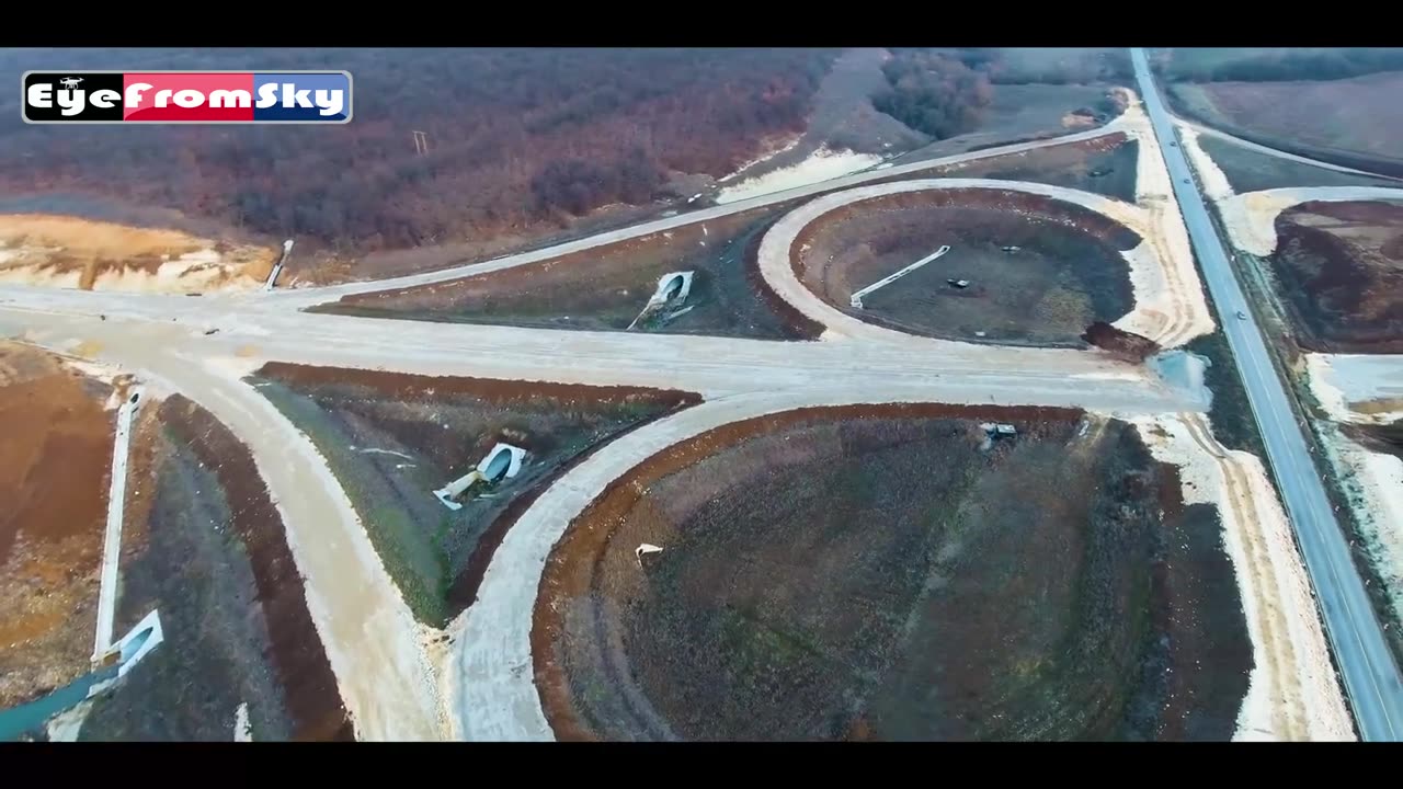 240304 Строеж на _АМ Хемус_ _Участък 3_ от П.В. Каленик до П.В Плевен 17.08km - EyeFromSky