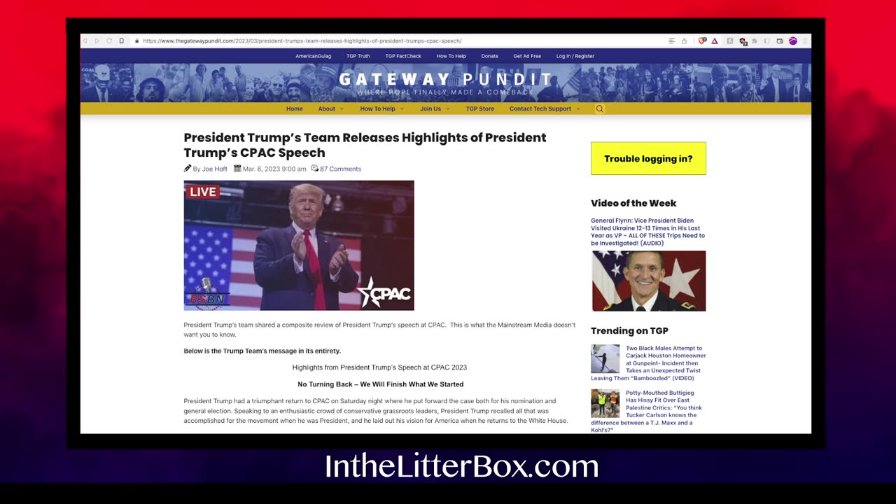 Trump at CPAC - In the Litter Box w/ Jewels & Catturd 03/06/2023 - Ep. 280