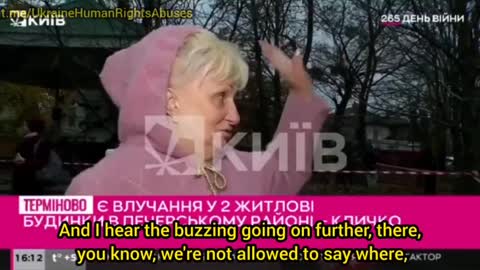 2022-11-15 This resident of Kiev actually confirms the obvious: