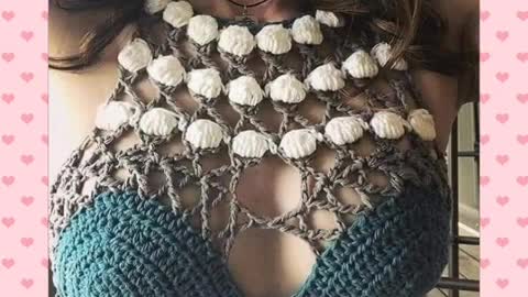 Per estate facciamo all'uncinetto top farfalla Butterfly crochet top pattern