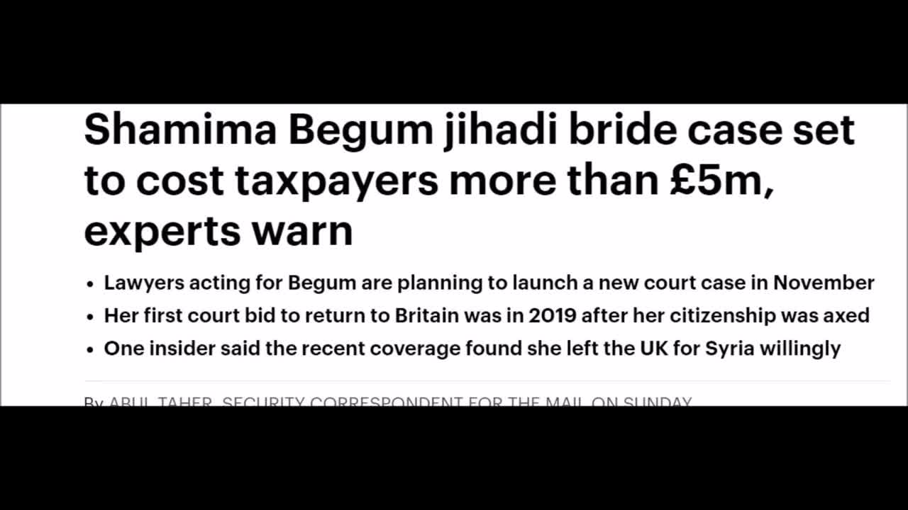 13th Sept 2022 – Why Shamima Begum should be allowed back to the UK