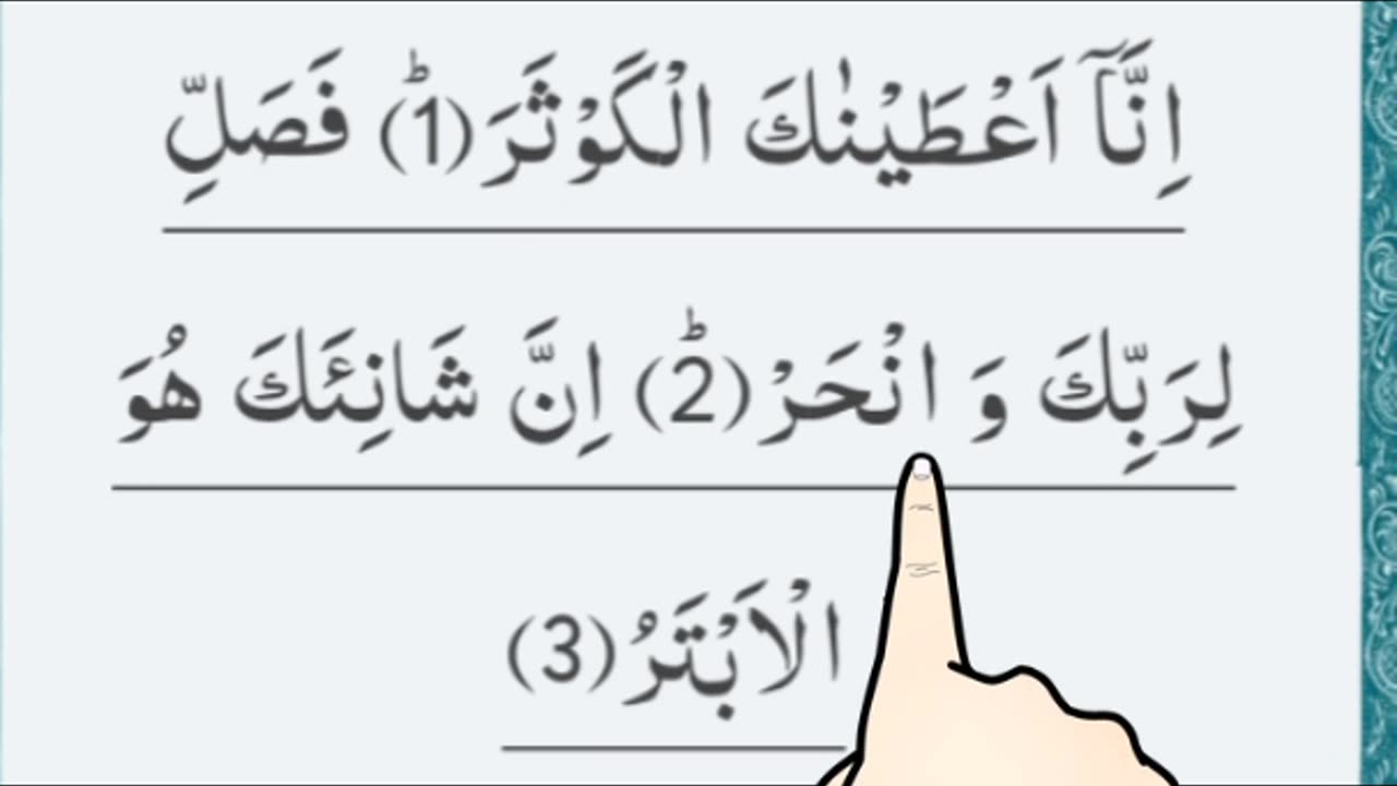 Surah e kosar