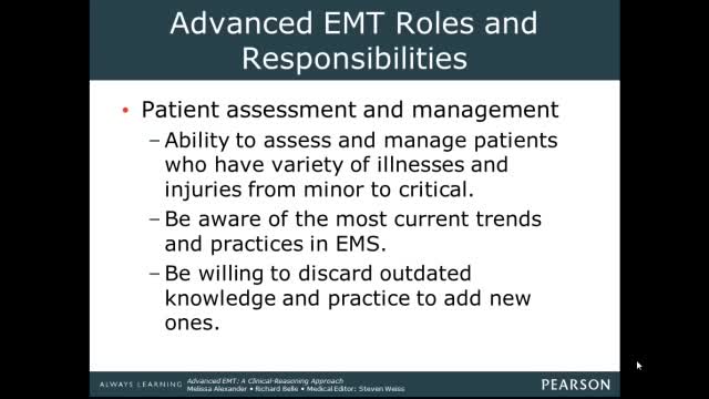AEMT Ch 01 Introduction to Advanced EMT Practice