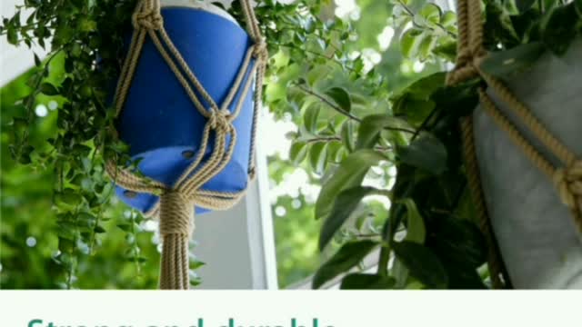 Zazza Home Decor ™ Cotton Hanging Macrame Plant , very beautiful best products.