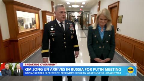 Putin with 'tin cup in hand,' says Gen. Mark Milley ahead of meeting with North Korean leader l GMA