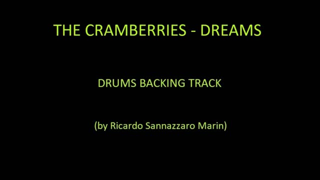 THE CRAMBERRIES - DREMAS - DRUMS BACKING TRACK