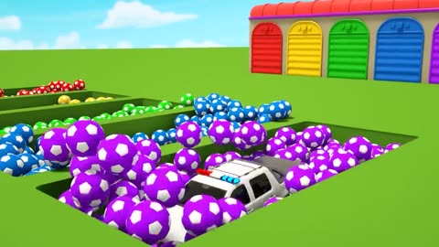 Color Balls & Sing a Song! | Wheels On the Bus, Ten in the Bed