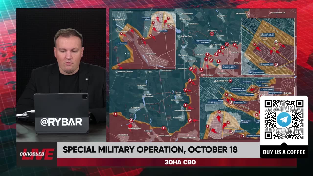 ❗️🇷🇺🇺🇦🎞 RYBAR HIGHLIGHTS OF THE RUSSIAN MILITARY OPERATION IN UKRAINE ON Oct.18, 2024