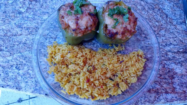 Taco Stuffed Bell Peppers #6 Peppers Grown From My Garden