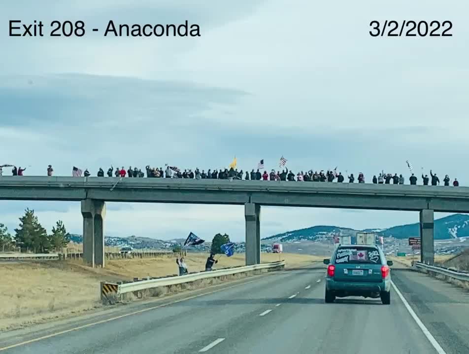 Freedom Convey: Tribute to the people of Montana - 2MAR22
