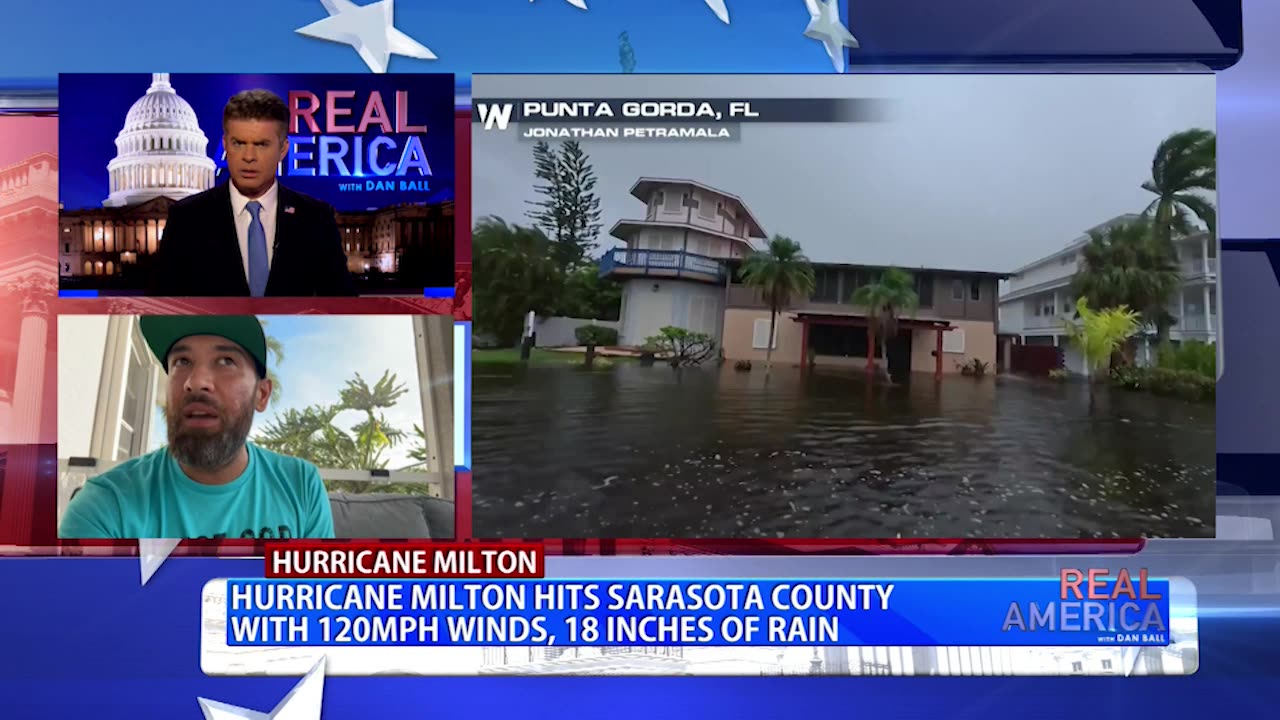 REAL AMERICA -- Dan Ball W/ Anthony Raimondi, Milton Makes Landfall Late Wed. Night, 10/10/24