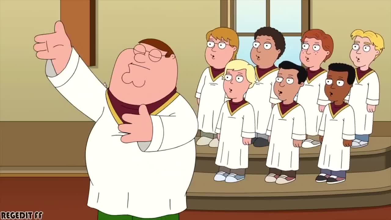 Family Guy : singing in church choir