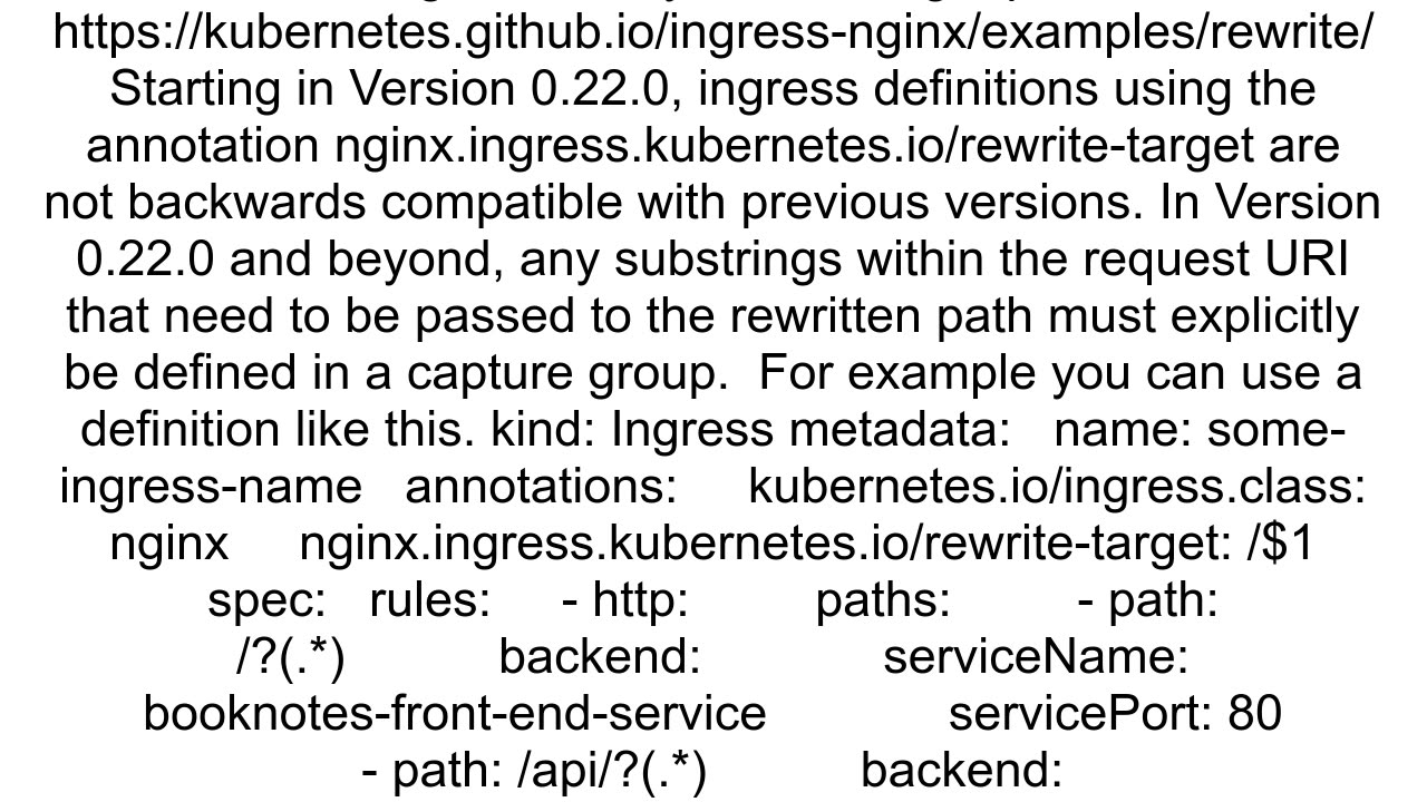 ingress routing api prefix issue