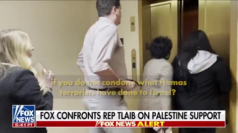 Rashida Tlaib FLEES When Asked to Denounce Hamas Murdering Innocent Children