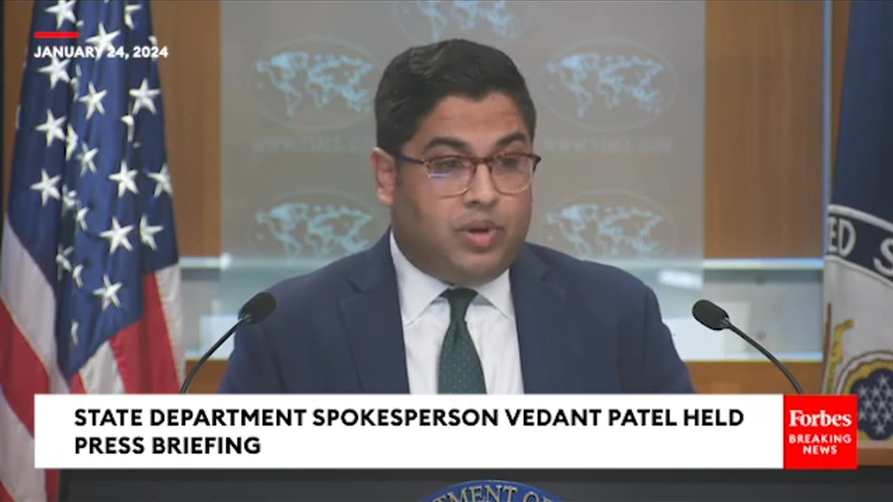 WATCH- State Department Holds Press Briefing As Strikes On Houthi Troops Continue