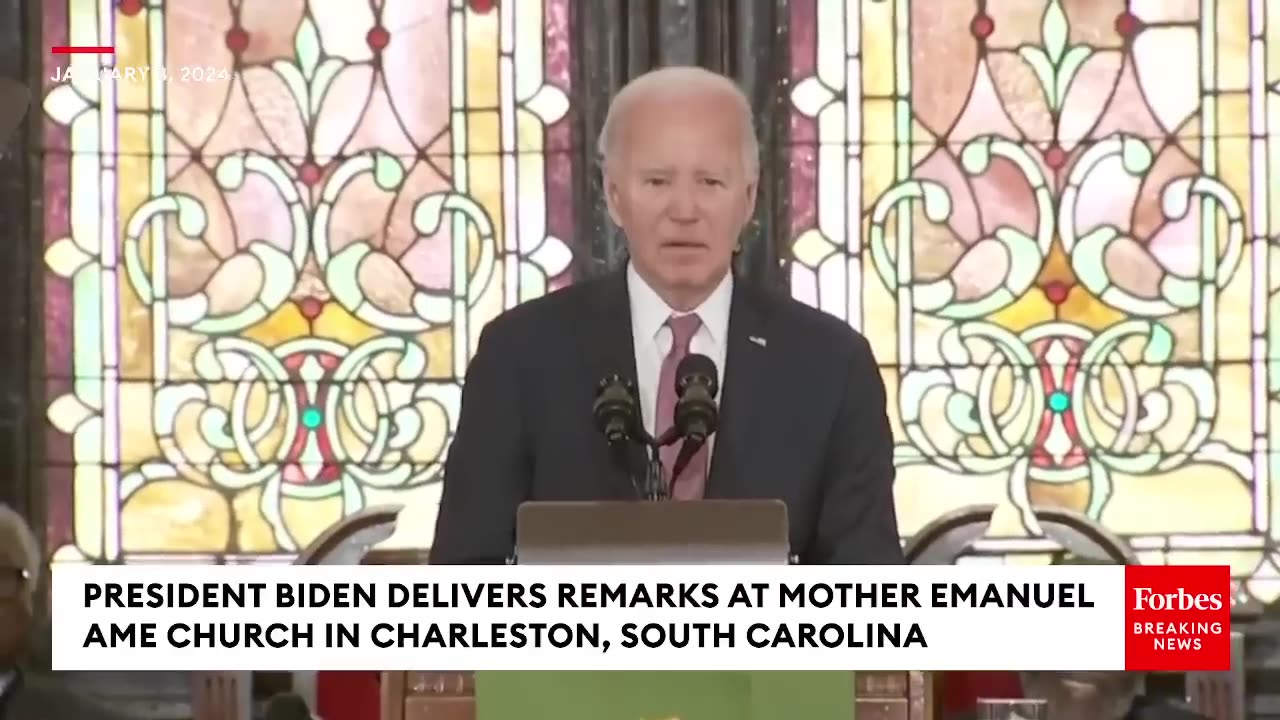 SHOCK MOMENT: Biden's South Carolina Speech Abruptly Stops Due To Pro-Palestinian Hecklers