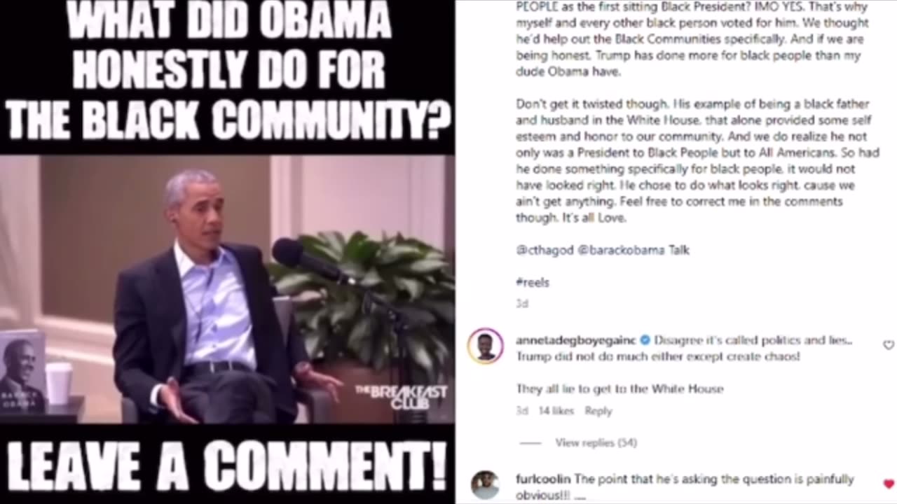 More people waking up to the Obama Biden due that was and are bad for our communities