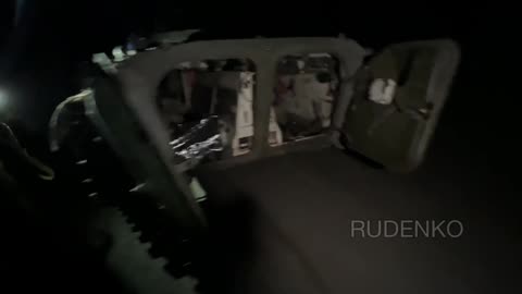 Ukrainian troops find RAF at night so they can surrender