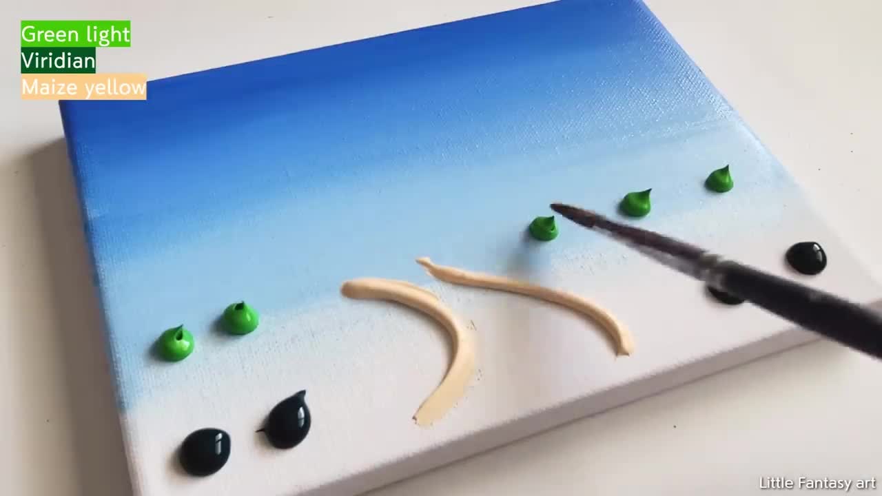 I like your technique, simple and harmonious
