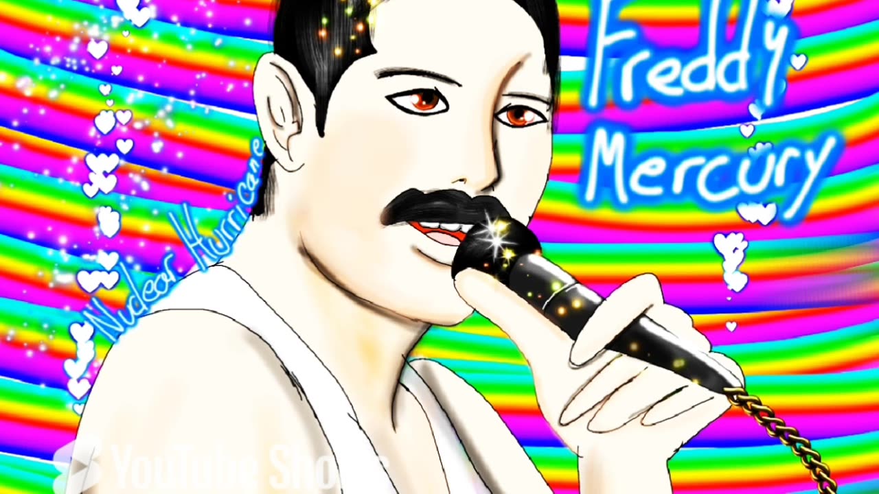 Freddy Mercury SpeedPaint fanart