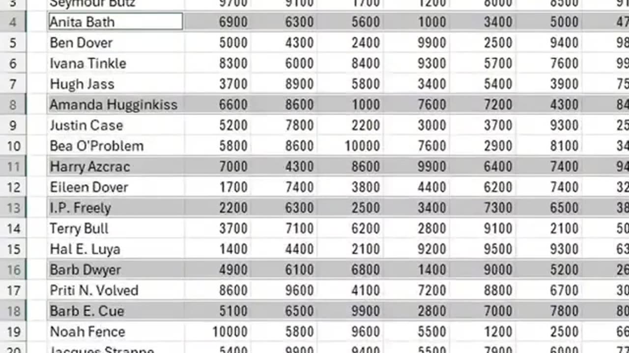 Easy way to remove rows in Excel Sheet