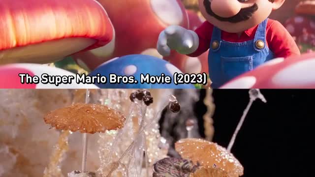 The super Mario Bros Movie 2023 Trailer Vs super Mario Bros 1993