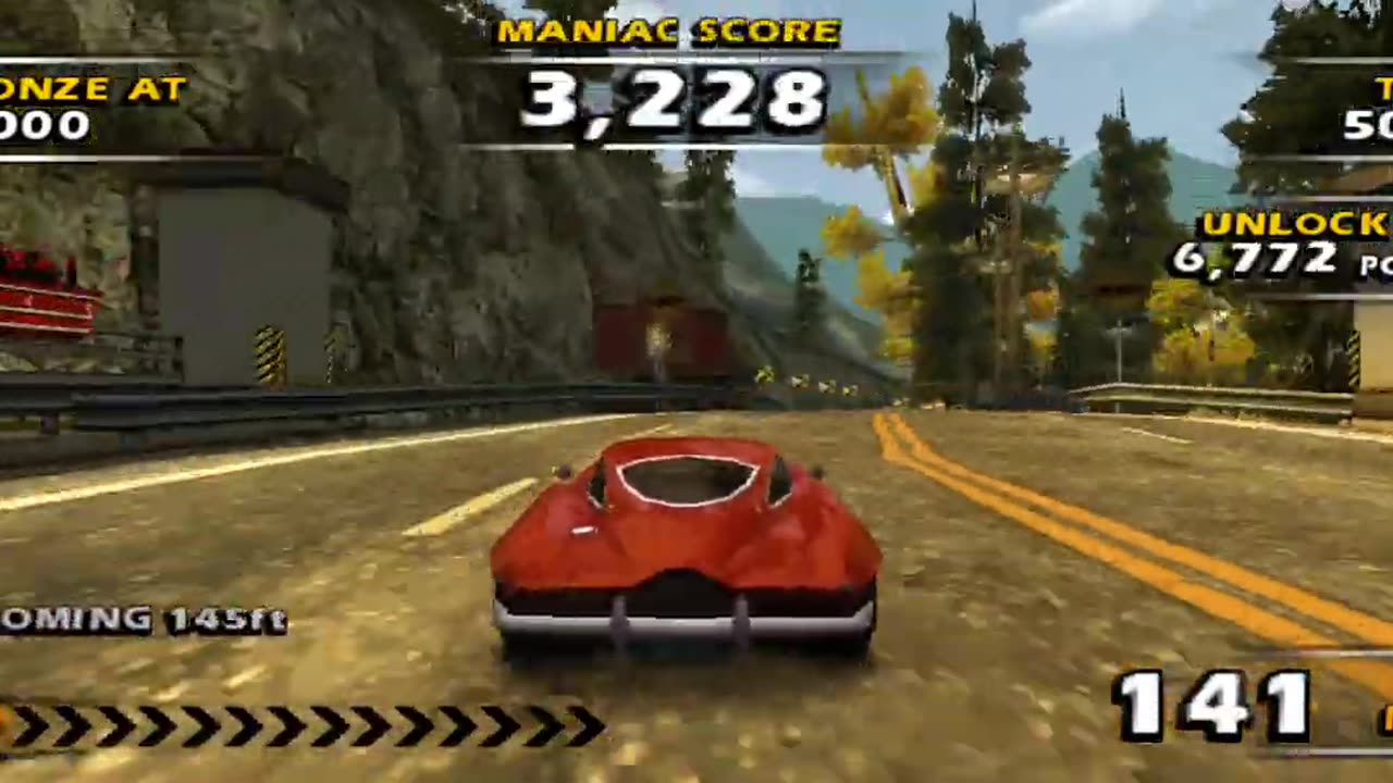 Burnout Dominator - World Tour Classic Series Event 3 Gameplay(PPSSPP HD)