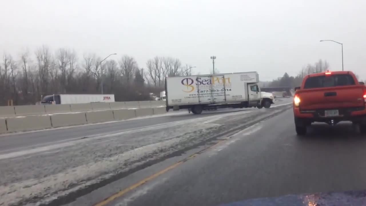 Trucker's Bad Day at Work