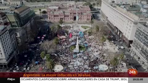 ARGENTINA: La INFLACIÓN sufre su mayor SUBIDA en los últimos 20 AÑOS | RTVE Noticias