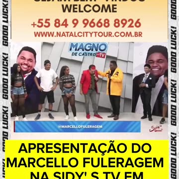 APRESENTAÇÃO NA SIDY TV EM CURRAIS NOVOS-RN