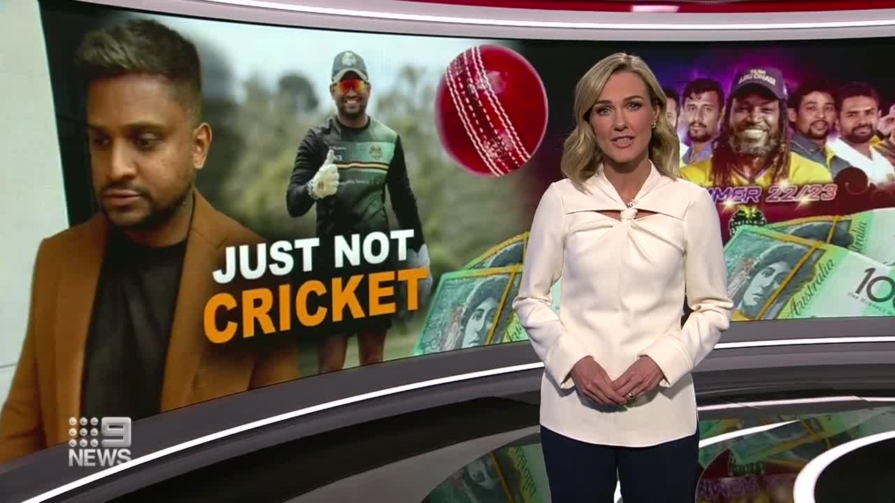 World cricket stars embroiled in $250,000 alleged scam | 9 News Australia