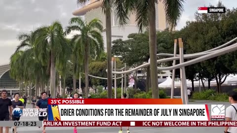 Drier conditions for the remainder of July in Singapore