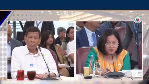 Dating Pang. Duterte, binara ang tanong ni Arlene Brosas sa quad comm hearing