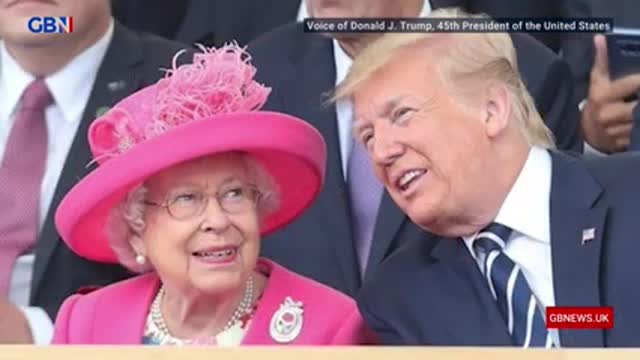 President Trump pays tribute to Queen Elizabeth II