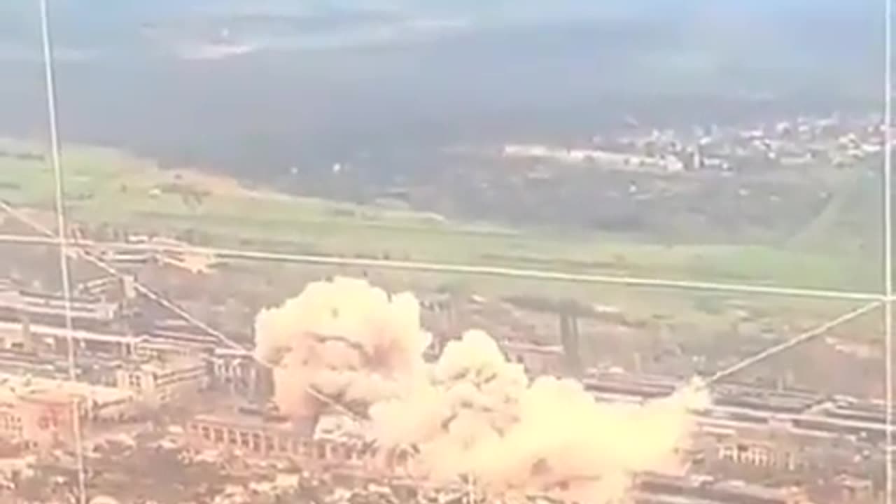 Blowing Up of Railway Bridge Inside Wagner-Occupied Industrial Complex