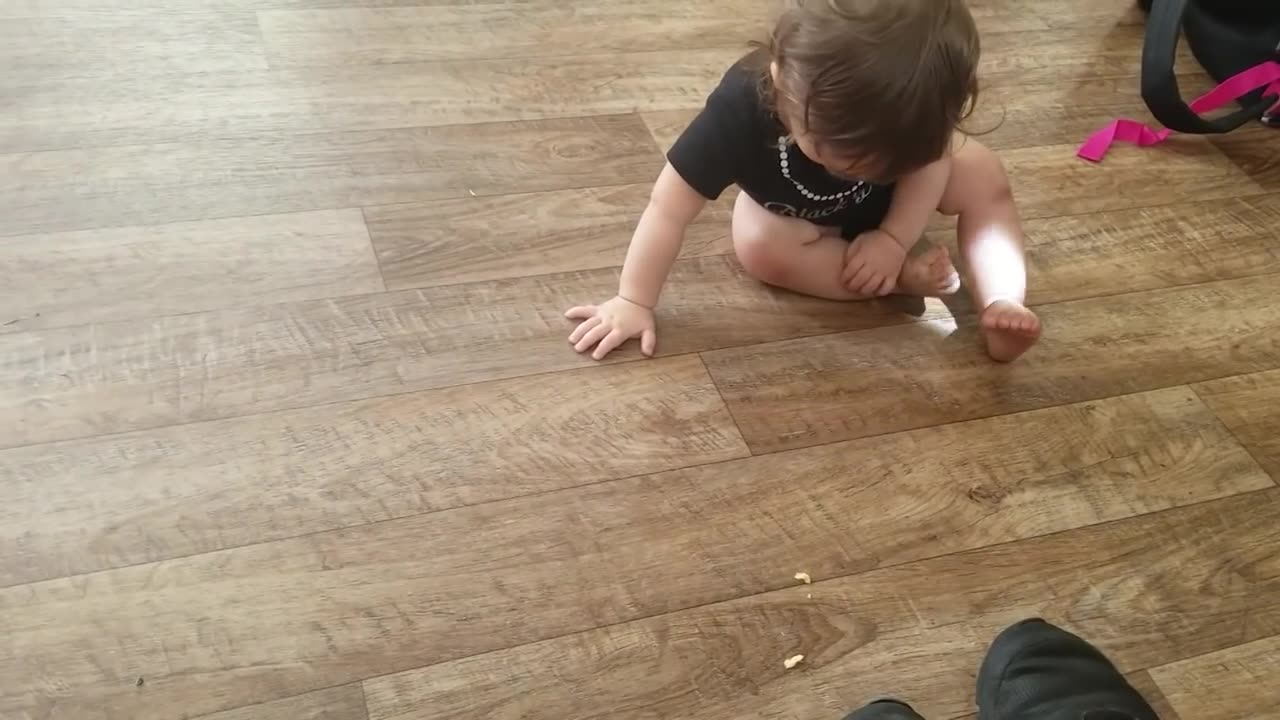 Baby playing