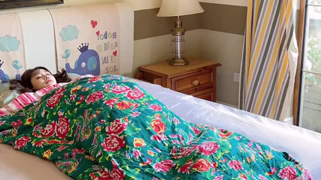 A lazy day begins with getting up!